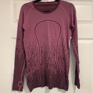 Lululemon size 10 swiftly long sleeve top